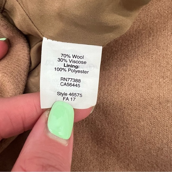 J.Crew The Pencil Skirt Wool Blend Camel Brown Size 4 Style 46575 FA17 - Picture 4 of 9